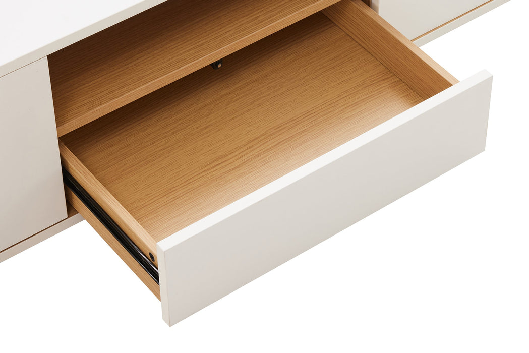 TV-Board Penthouse 200cm hängend weiß natur - Bild 7