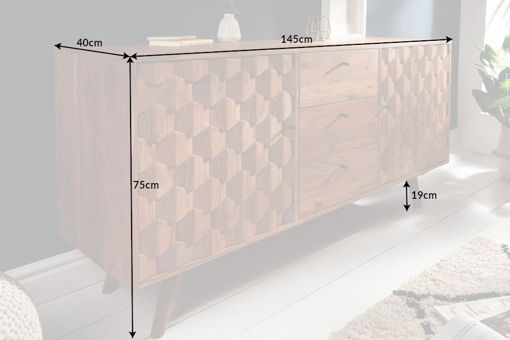Sideboard Monte Rosa 145cm Akazie