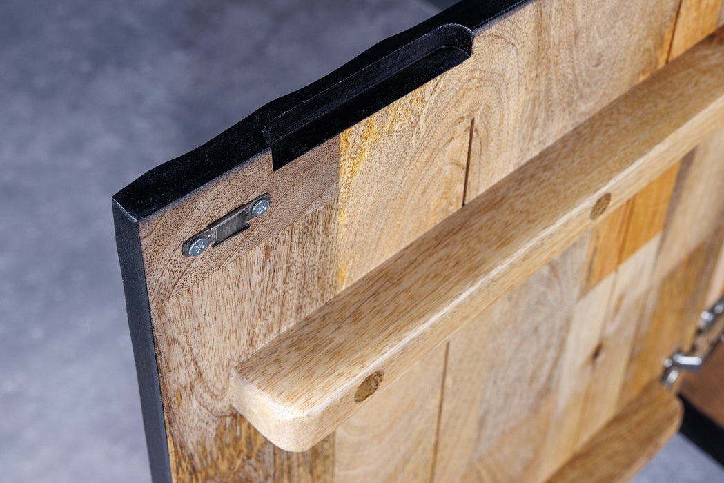 Sideboard Val Ferret 180cm 3D hanging black mango wood