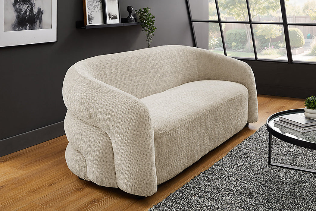 Sofa Vogt 200cm 3-Sitzer Chenille beige - Bild 2