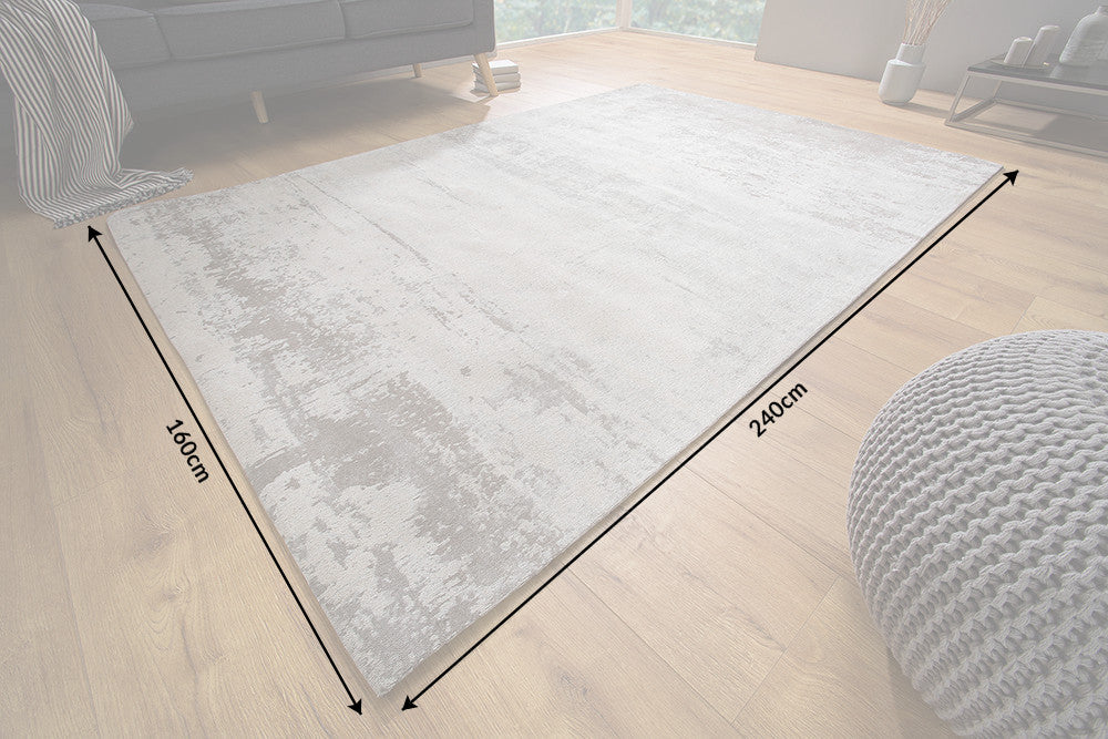 Teppich Contemporary Art 240x160 Greige Grau