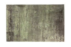Teppich Contemporary Art 240x160cm grün beige Baumwolle