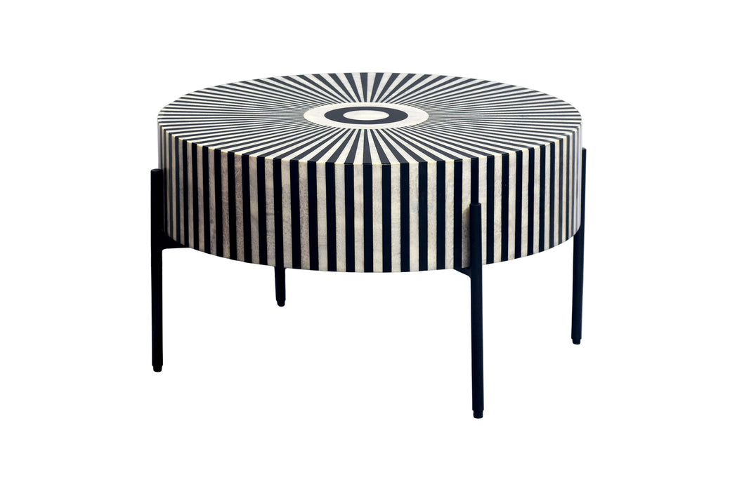 Elfenbein Detail Couchtisch HAMONY Bio 65cm - Bild 5