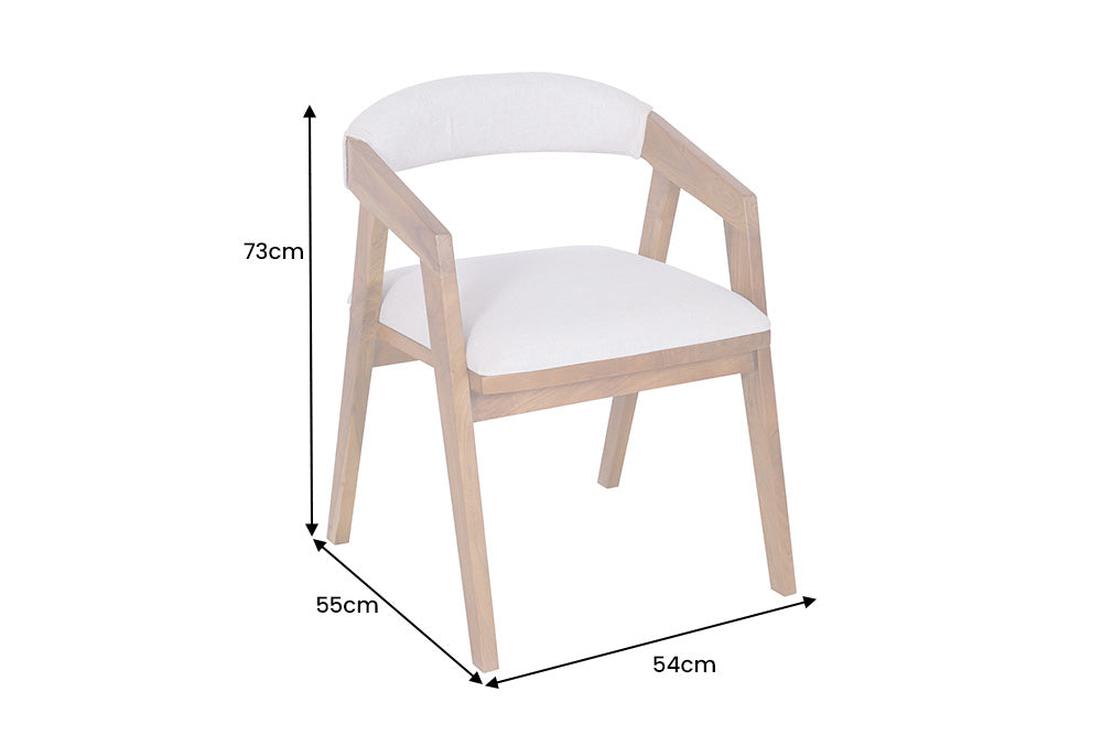 Stuhl Engelberg Akazie Mid-Century Wohnambiente