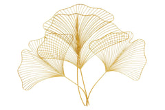 Wanddekoration Coral 90cm gold