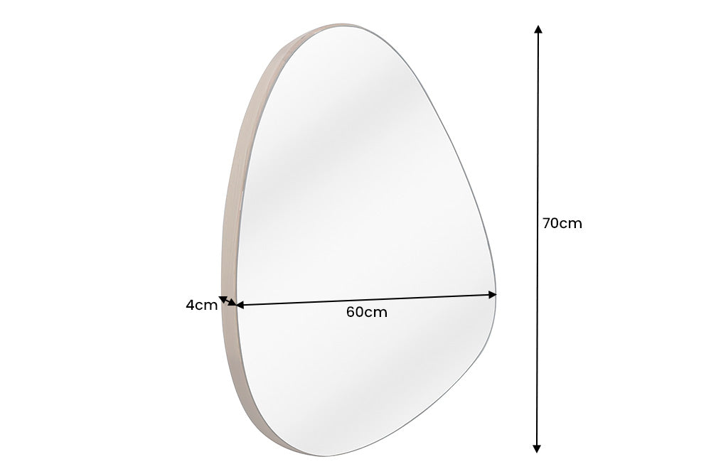 Wandspiegel Nella 70cm asymmetrisch Eiche natur