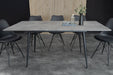 Esstisch Suite 120-160cm ausziehbar grau Rockoptik - Bild 3