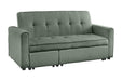 Schlafsofa Venedig 180cm 2-Sitzer Cord grün
