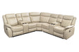 Kinosessel HOLLYWOD 5-Sitzer Kunstleder beige