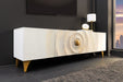 TV-Board Rigi 180cm 3D Mango Timber weiß - Bild 3