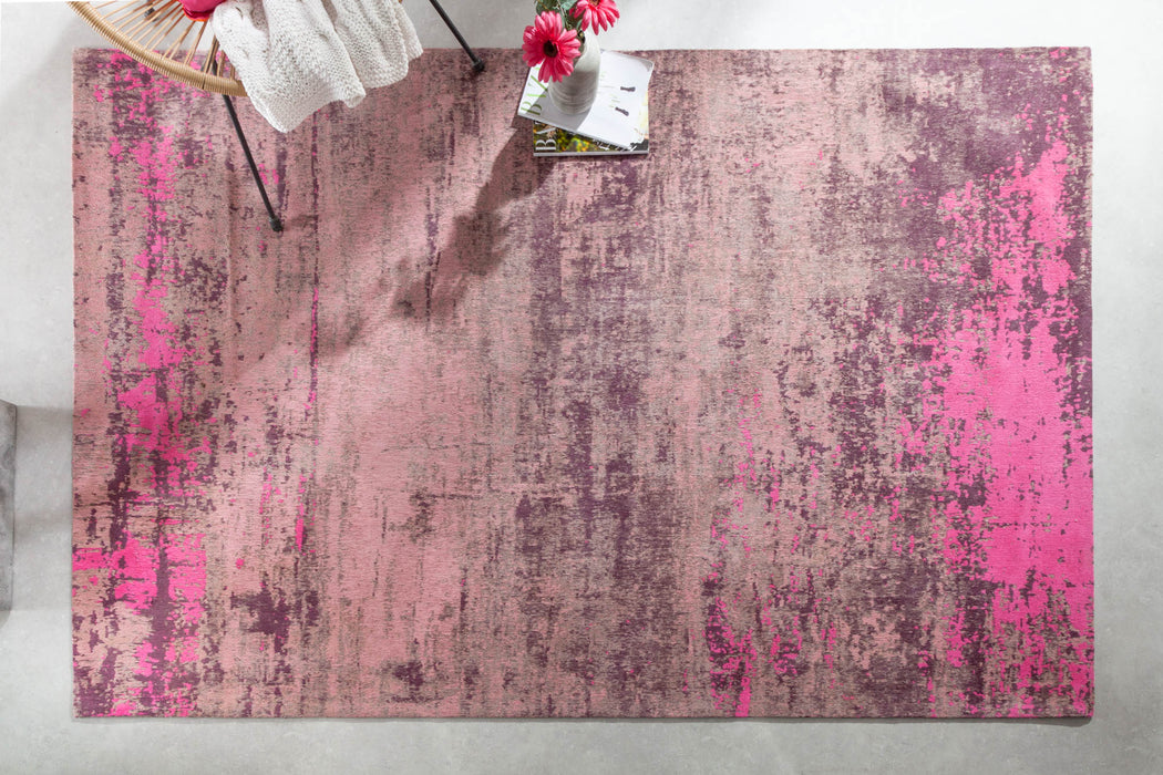 Teppich Contemporary Art 240x160cm Beige Rosa