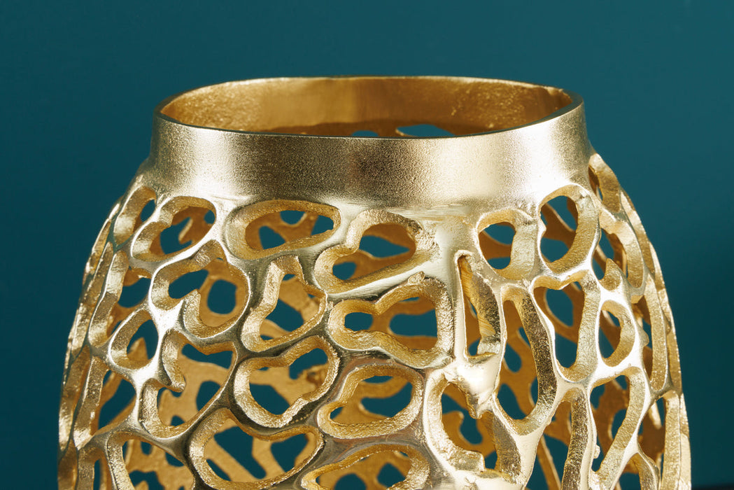 Dekovase Conceptual LEAF gold