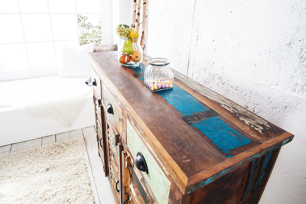 Sideboard Grand Combin 125cm aus Recyclingholz
