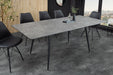 Esstisch Suite 120-160cm ausziehbar grau Rockoptik - Bild 2