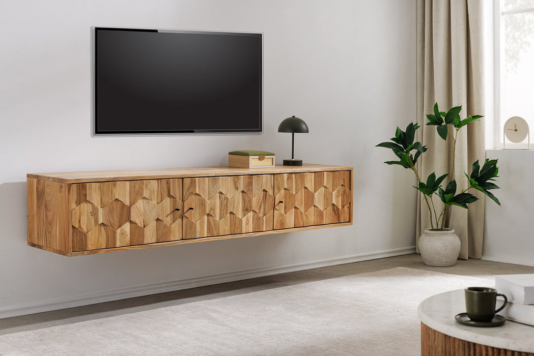 TV-Board MYSTIC Life 160cm hängend Akazie Timber - Bild 2
