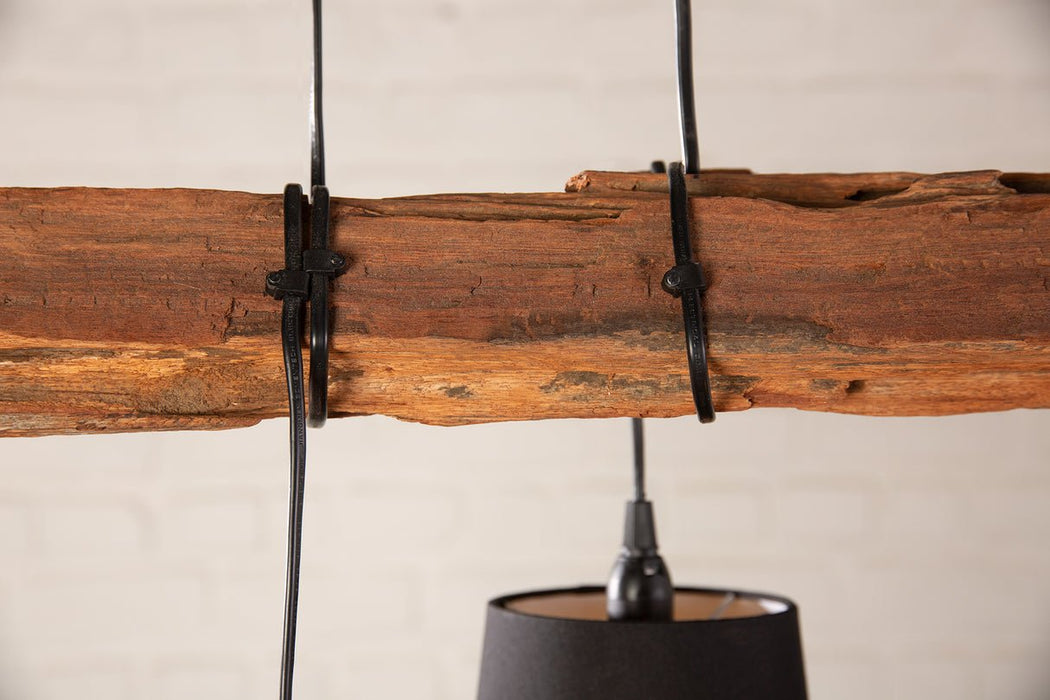 Pendelleuchte Elegant 115cm Treibholz ohne Lampenschirme