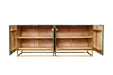 Sideboard GOLDEN Lagune 180cm 3D Mango Holz türkis Metall gold - Bild 7