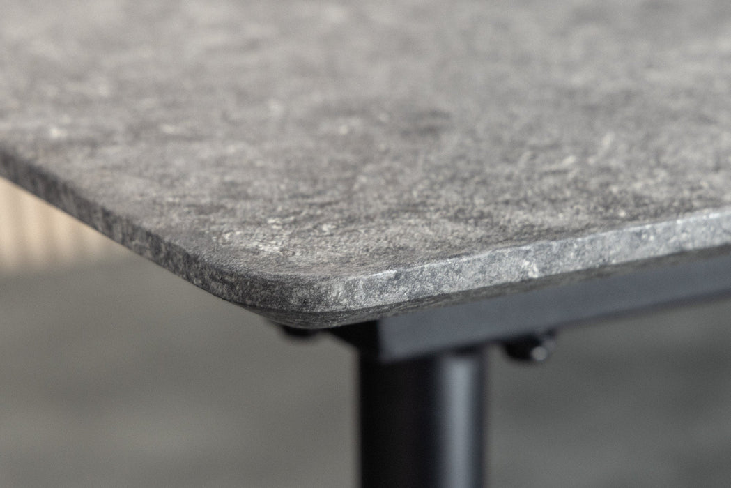 Esstisch Suite 120-160cm ausziehbar grau Rockoptik - Bild 7