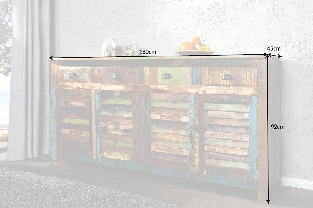 Sideboard Grand Combin 160cm Recyclingholz