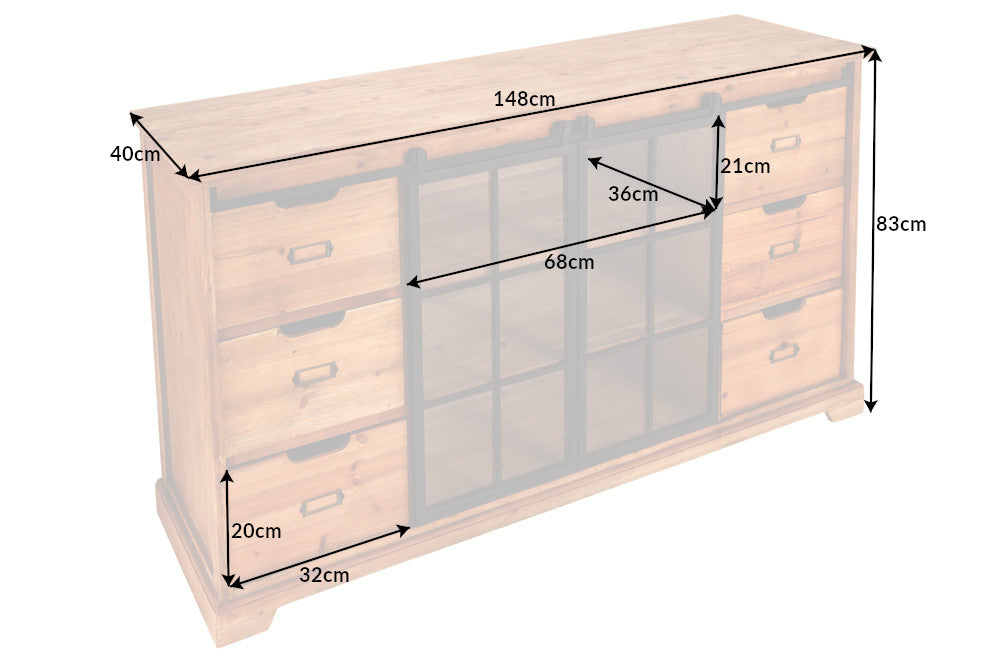 Sideboard Schilthorn 150cm Pinie