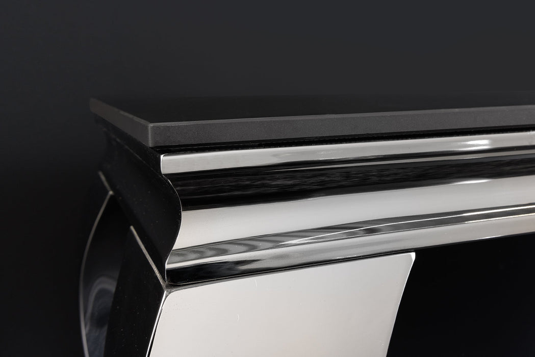 Console Barock 140cm chrome sintered stone