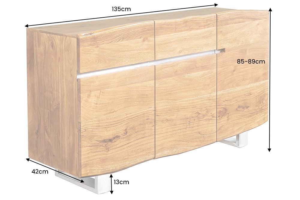Sideboard Engelberg 135cm Akazie honey