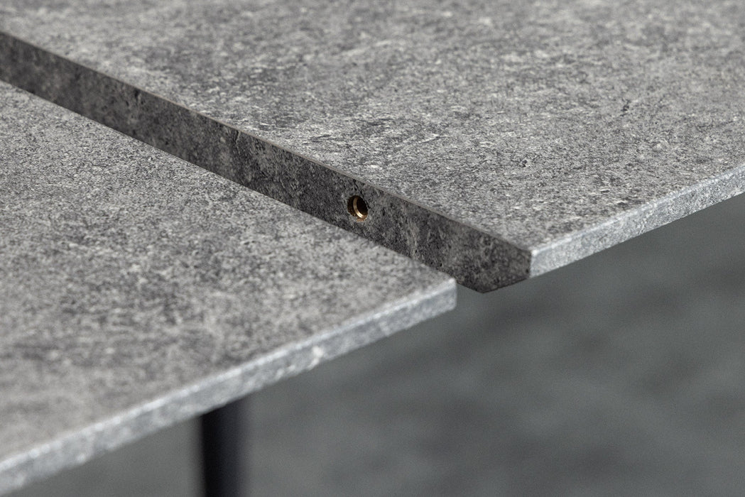Esstisch Suite 120-160cm ausziehbar grau Rockoptik - Bild 6