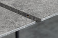 Esstisch Suite 120-160cm ausziehbar grau Rockoptik - Bild 6