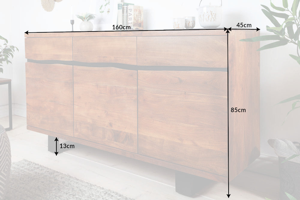 Sideboard Engelberg 160cm Akazie honey
