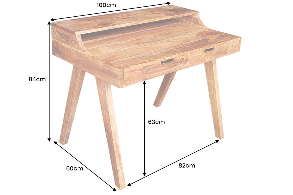 Davenport Engelberg 100cm Akazienholz