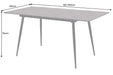 Esstisch Suite 120-160cm ausziehbar grau Rockoptik - Bild 9