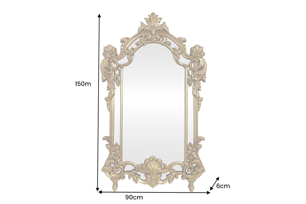 Wandspiegel Elizabeth 150cm im Wohnraum