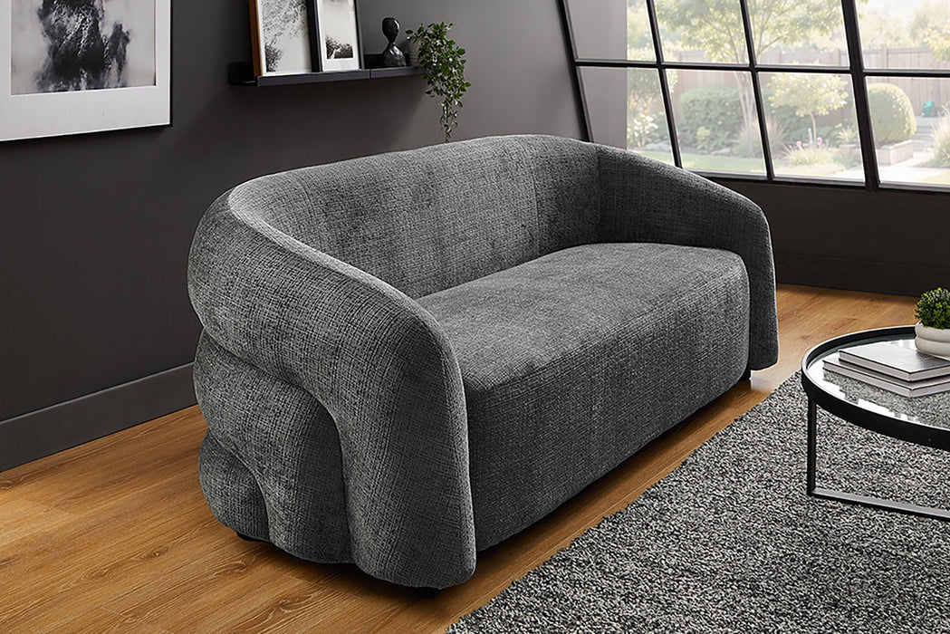 Sofa Vogt 200cm 3-Sitzer Chenille grau - Bild 2