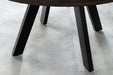 Esstisch Blacksmith Ø 120cm rund Mango Timber taupe braun mit schwarzen Beinen - Bild 8