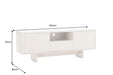 TV Board Abstry 150cm 3D mit weißer Marmor-Keramikplatte - Bild 10