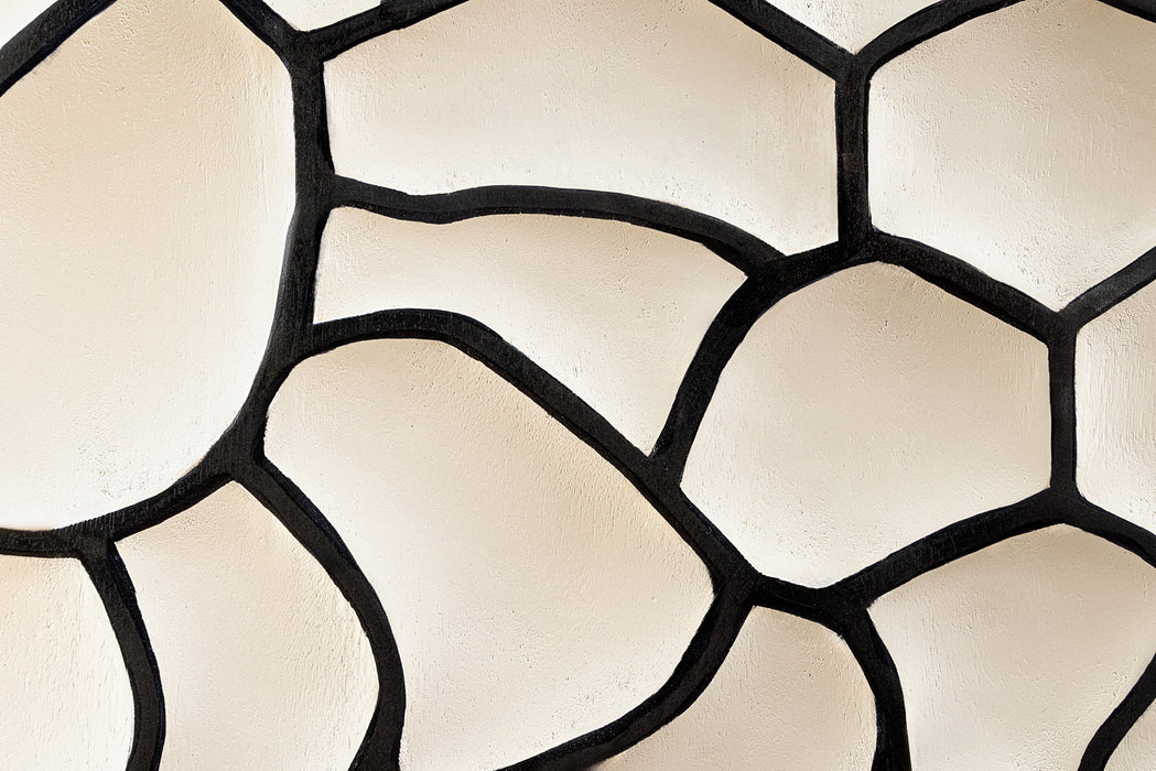 Sideboard Vulcan 177cm Mosaik schwarz weiß
