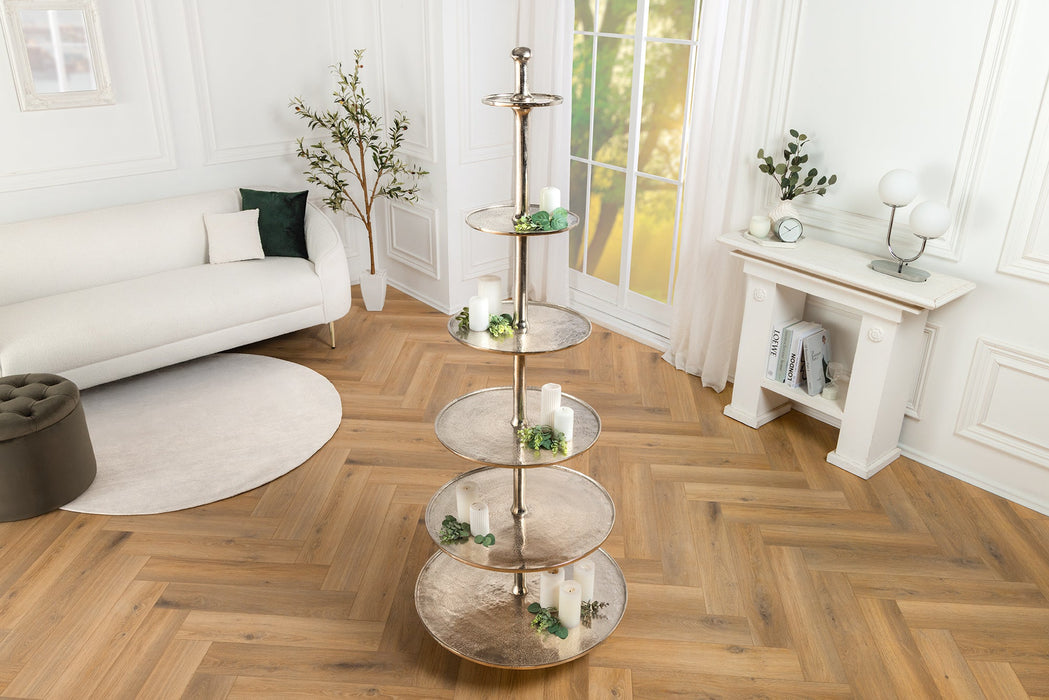 Etagere Conceptual 180cm 6 Tabletts silber