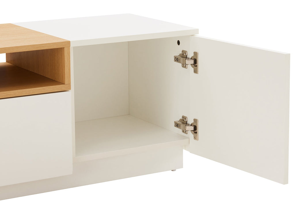 TV-Board Penthouse 160cm weiß natur - Bild 5