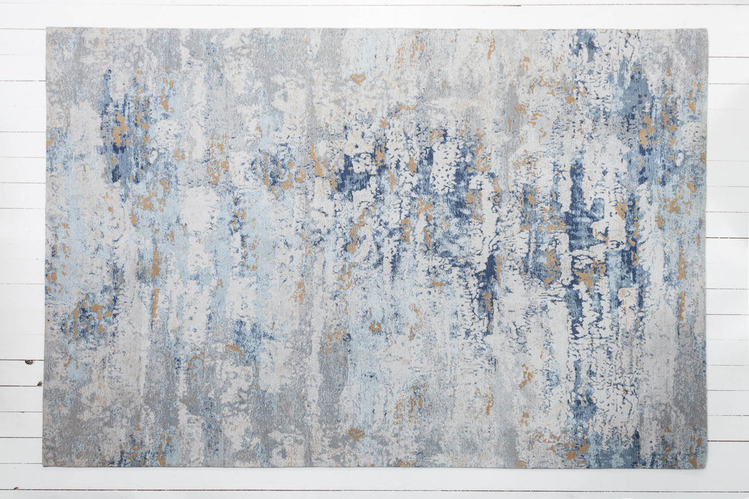 Teppich Conceptual 350x240cm grau blau