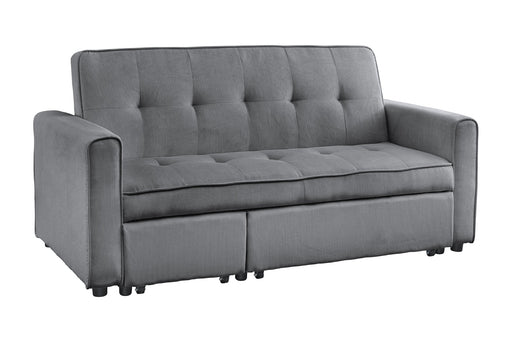 Schlafsofa Venedig 180cm 2-Sitzer Cord grau