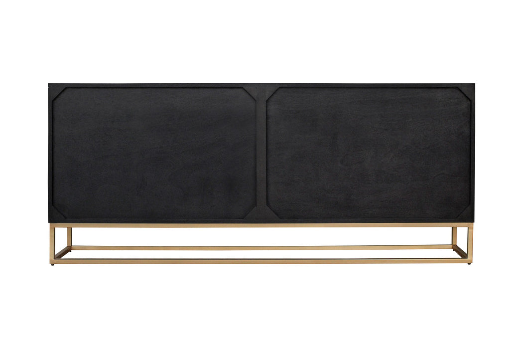 Sideboard Niesen 177cm Mango schwarz