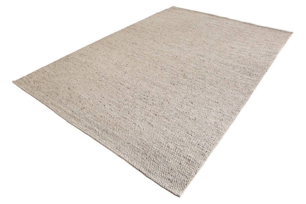 Teppich WOLLE 350x240cm silbergrau