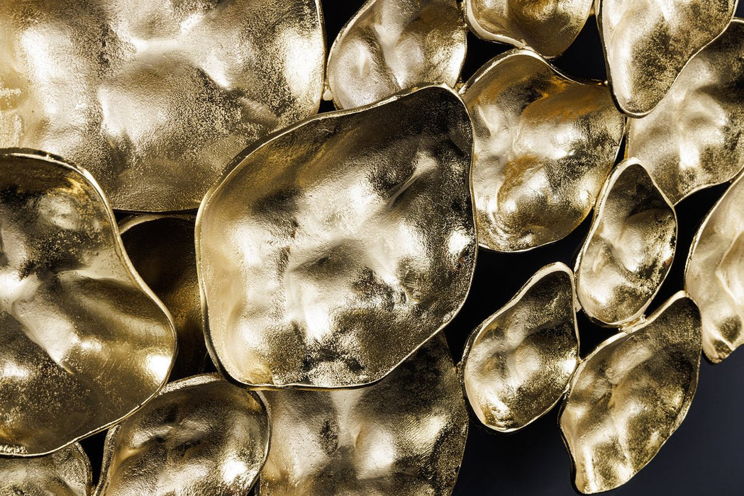 Wanddeko Variant 100cm gold handgefertigt