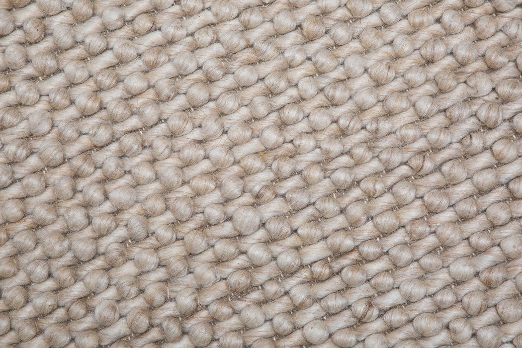 Teppich Wolle 240x160cm Beige