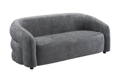 Sofa Vogt 200cm 3-Sitzer Chenille grau