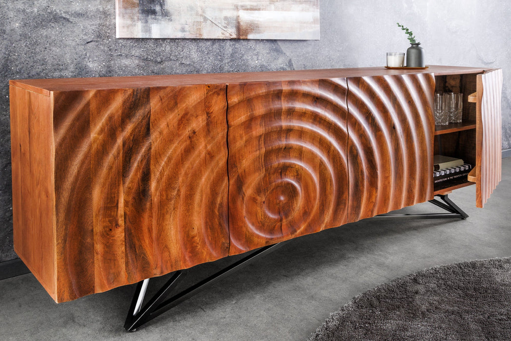 Sideboard Val Bregaglia 177cm Mango braun