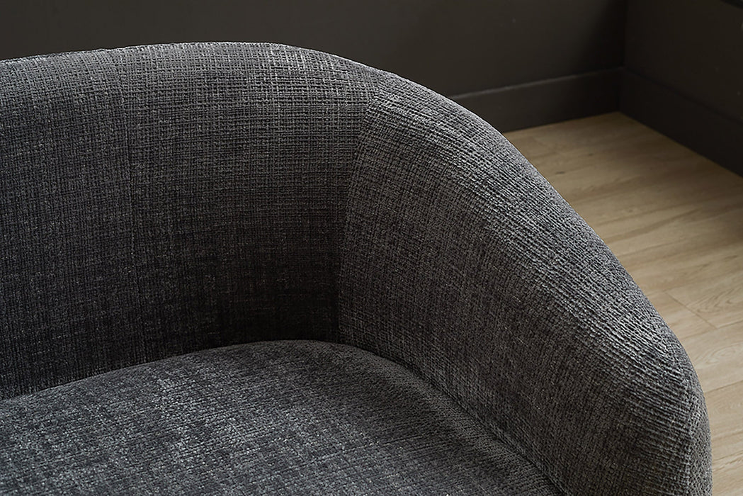 Sofa Vogt 200cm 3-Sitzer Chenille grau - Bild 3