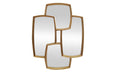Wandspiegel Quara 90cm gold Boutique-Hotel