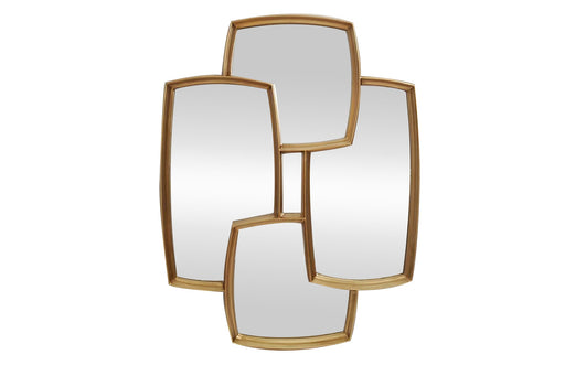 Wandspiegel Quara 90cm gold Boutique-Hotel