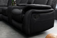 Kinosessel HOLLYWOD 5-Sitzer Kunstleder schwarz - Bild 9